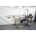 small empty box pack  bottom labeling machine for cosmetic